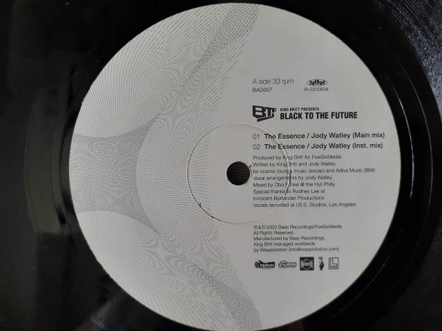 King Britt Presents Black To The Future ★12” c*si _画像3