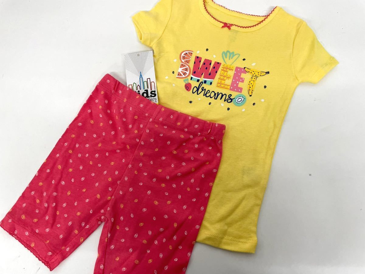 新品■Kids 女の子 半袖 パンツ 4点セット 6 / 6歳 カラフル フルーツ かわいい♪ まとめてお得_画像3