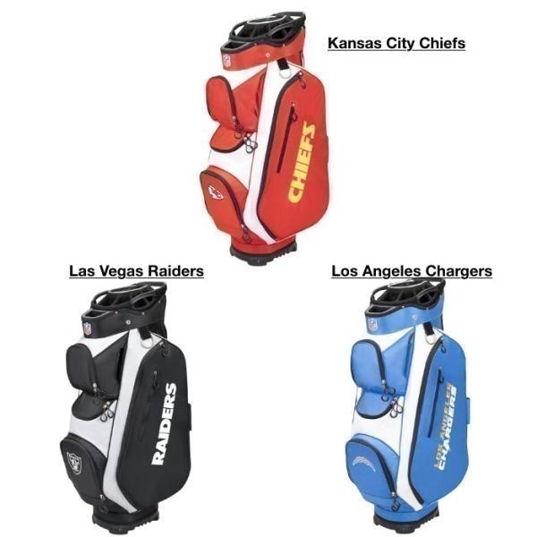 ★新品★送料無料★ ウィルソン Wilson NFL カートバッグ Los Angeles Chargers_画像6