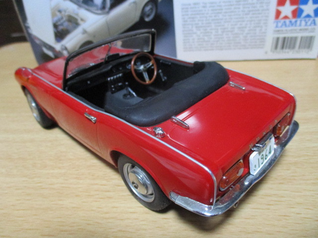  Tamiya 1/20 [ Honda S800 ] 1964y chain type ( previous term model ) red floor mat attaching collectors Club * postage 600 jpy pursuit number attaching 