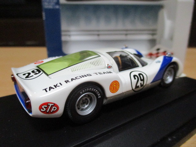 エブロ 1/43 「 ポルシェ 906 」＃29 滝レーシングチーム 1968y日本GP出走車 ポルシェ・カレラ6 ・送料 400円（レターパック発送） _画像8