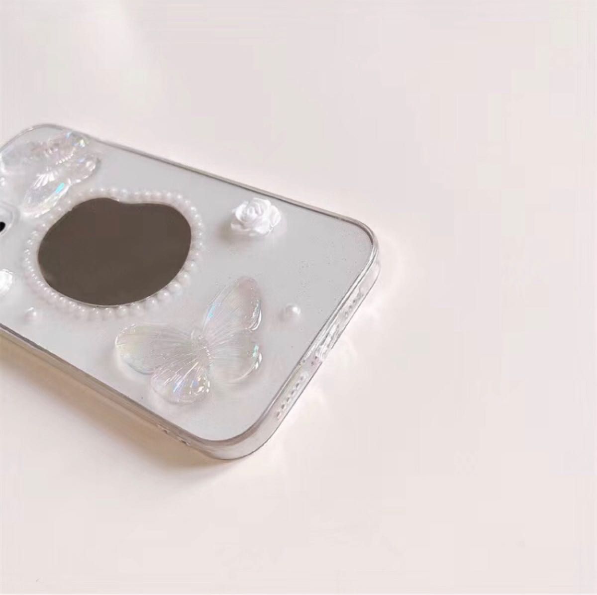 iPhone12 ケース 韓国 スマホケース パール 耐衝撃性 キラキラ ミラー インスタ映え オルチャン スマホ ケース クリア