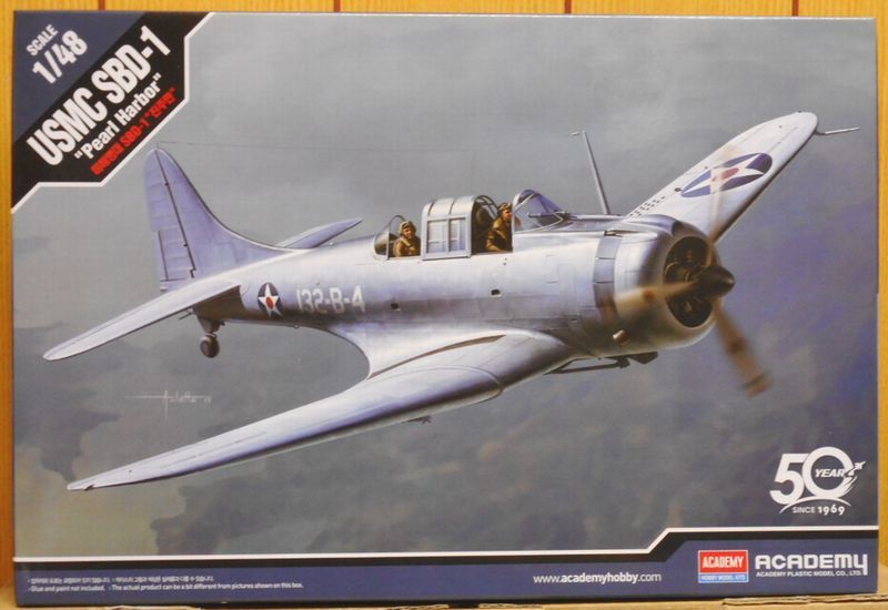 ACADEMY ★ 1/48 アメリカ海兵隊 SBD-1 ドーントレス パールハーバー_画像1