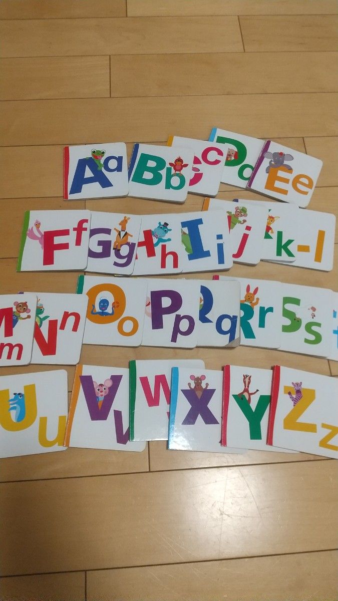 アルファベット ミニ本 カード 知育 おもちゃ 英語 アメリカ