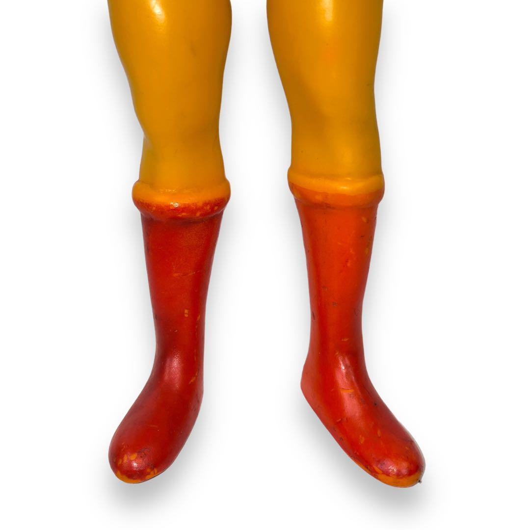 当時物 無版権 スペクトルマン パチ ソフビ 黄色 32cm|代購幫