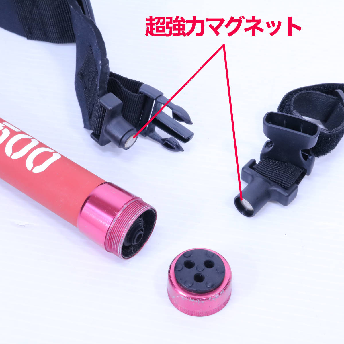 程度良好 第一精工 オートキングギャフ (AUTO KING GAFF) 500 レッド