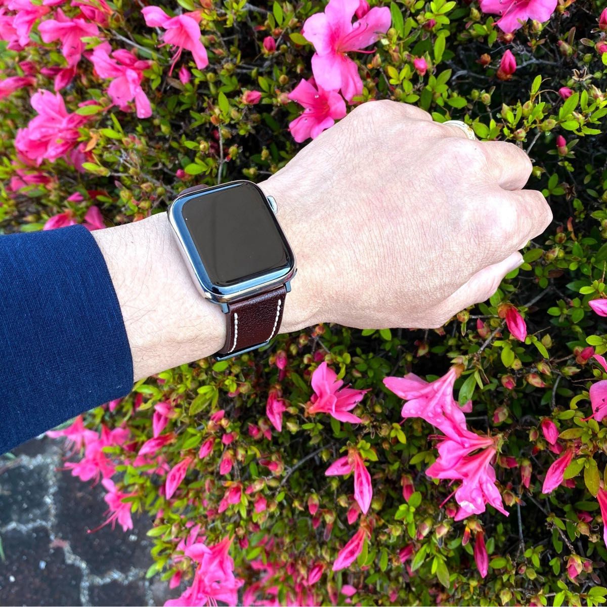 Apple Watch バンド牛皮 アップルウォッチベルト革レザーベルトビジネス  腕時計ベルト 時計バンド