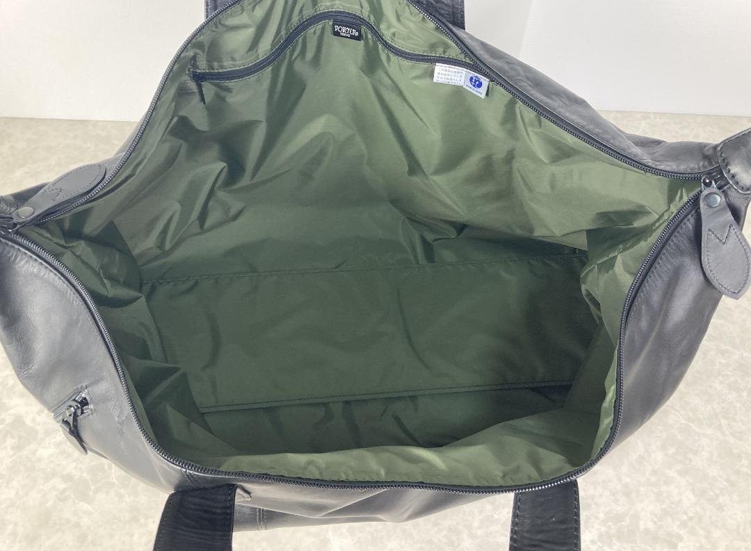美品 希少☆PORTER ポーター ドネ ボストンバッグ 高級 牛革 本革