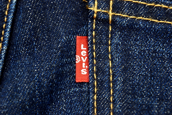 J8775★Levi's リーバイス LL502★日本製 ヴィンテージウォッシュ加工 濃紺インディゴデニム ストレート ジーンズ W29_画像9