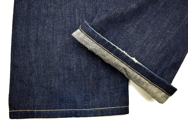 J8775★Levi's リーバイス LL502★日本製 ヴィンテージウォッシュ加工 濃紺インディゴデニム ストレート ジーンズ W29_画像5