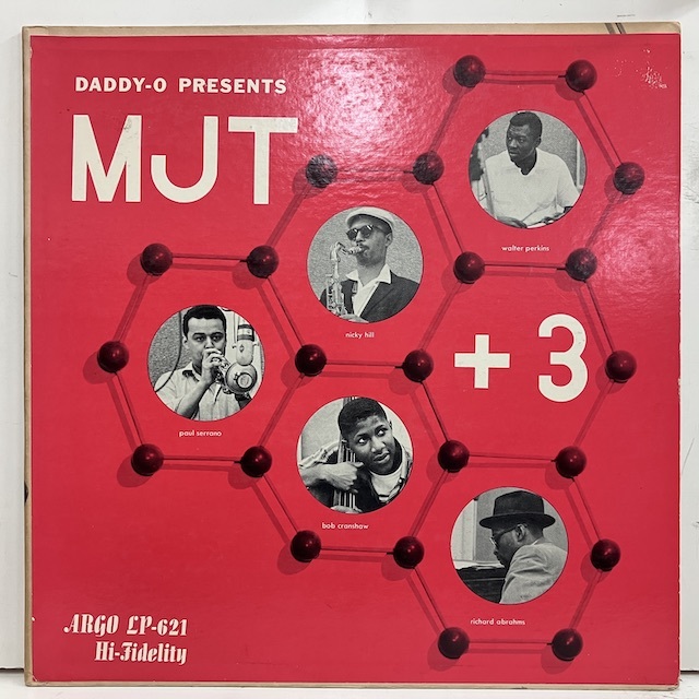 ●即決LP MJT+3 / MJT + 3 lp-621 j37180 米オリジナル、黒銀Dg モノラル ウォルター・パーキンス