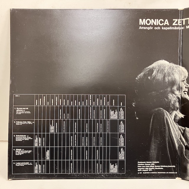 ●即決VOCAL LP Monica Zetterlund / Monica Monica e062-34337 jv4594 スウェーデン・オリジナル モニカ・ゼタールンド_画像6