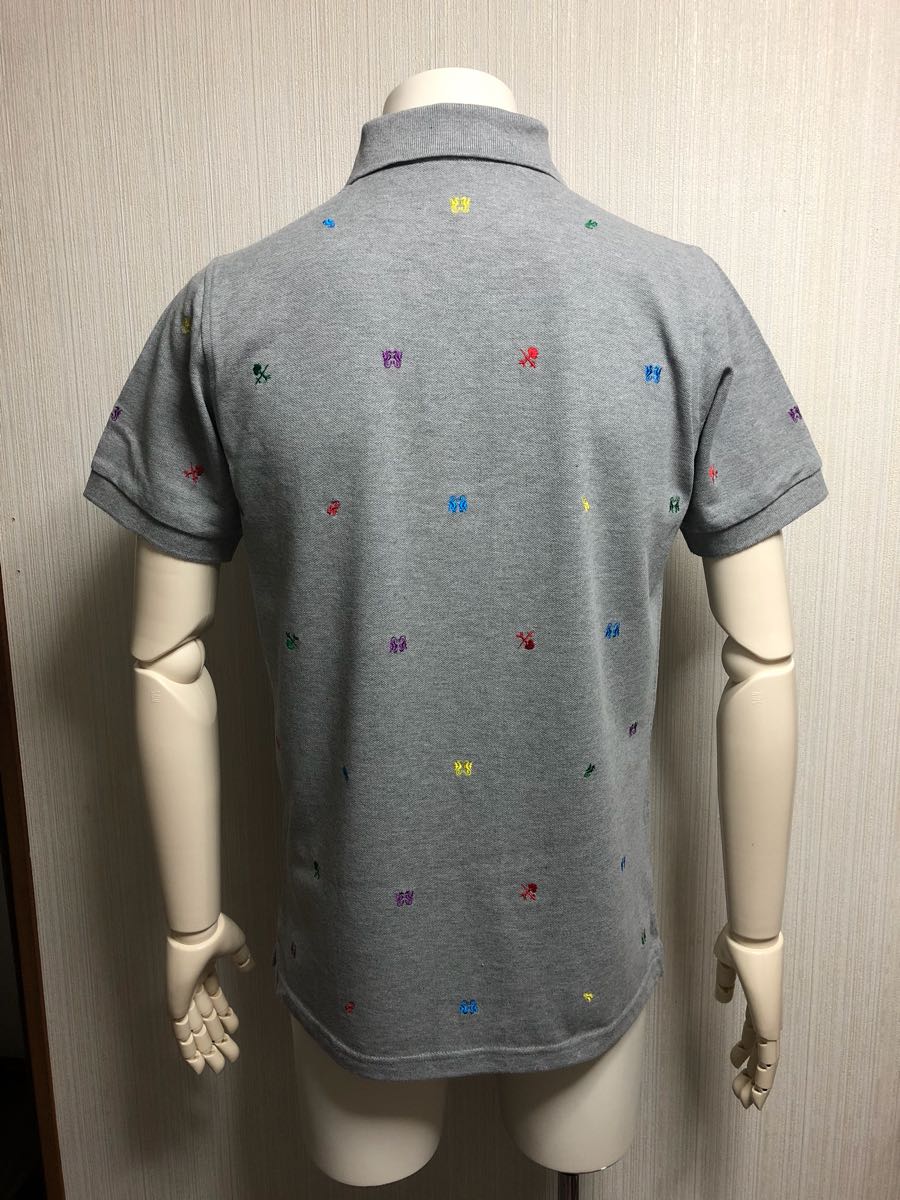 [美品] McGREGOR McGregor M尺寸灰色短袖polo衫男裝男裝Sojitz Infiniti    原文:【美品】McGREGOR マックレガー Mサイズ グレー色 半袖 ポロシャツ メンズウエア 紳士服 双日インフィニティ