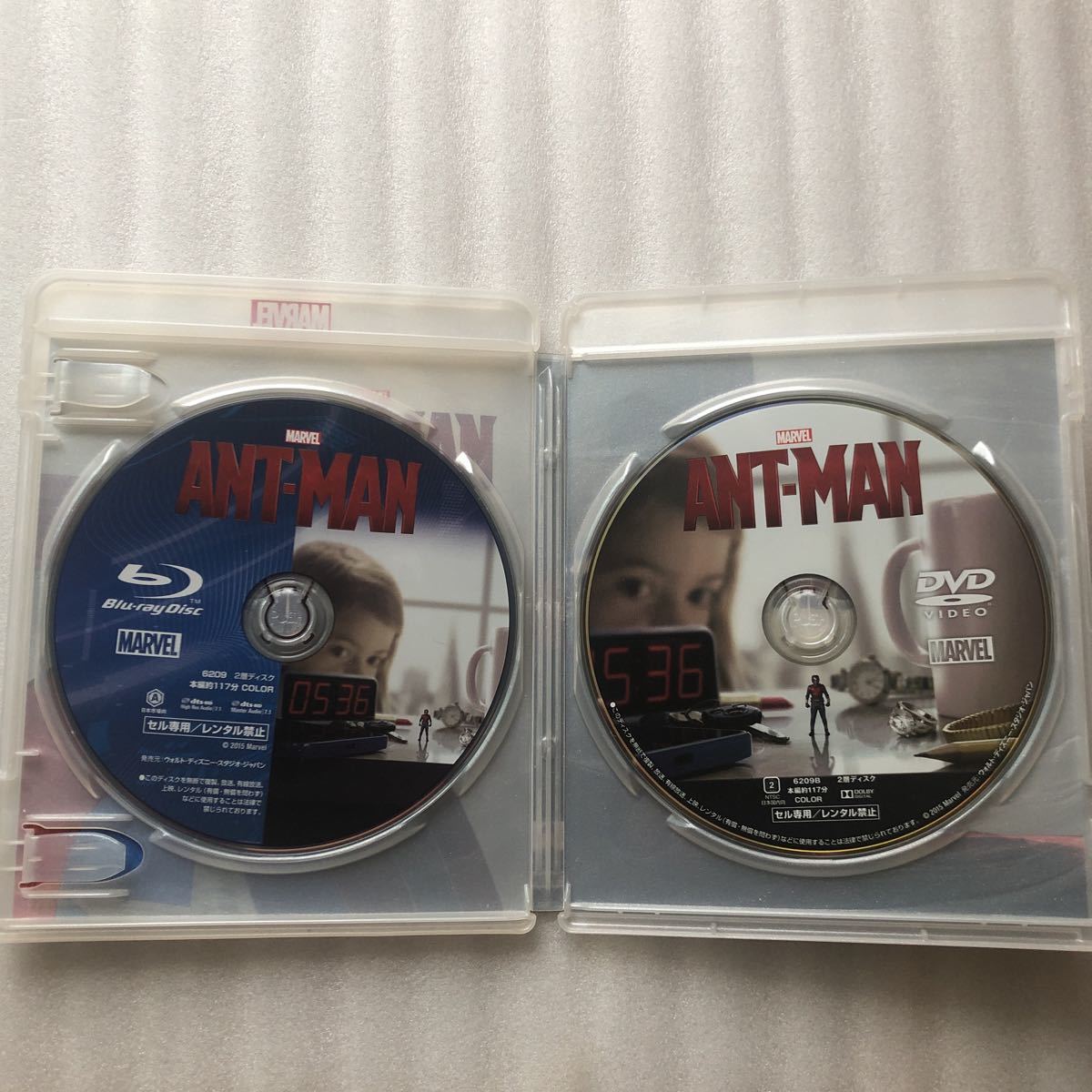 アントマン MovieNEX ブルーレイ + DVD セット ポールラッド MARVEL Blu ray 中古品 セル版 他多数出品中_画像2