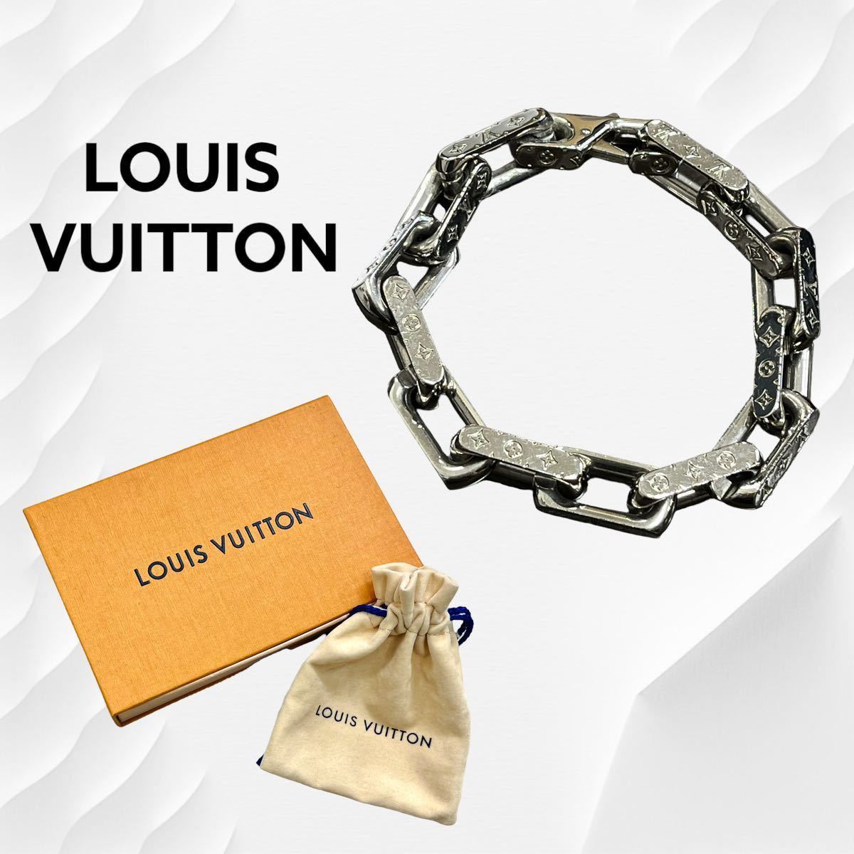  high class box storage bag attaching LOUIS VUITTON Louis Vuitton bracele * chain monogram kolie chain M64223 US1118