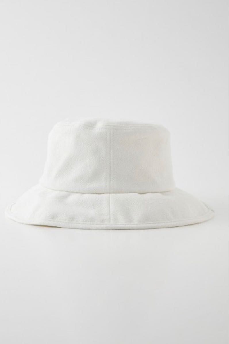 新品未開封 UNEVEN FACE HAT ホワイト バケハ バケットハット