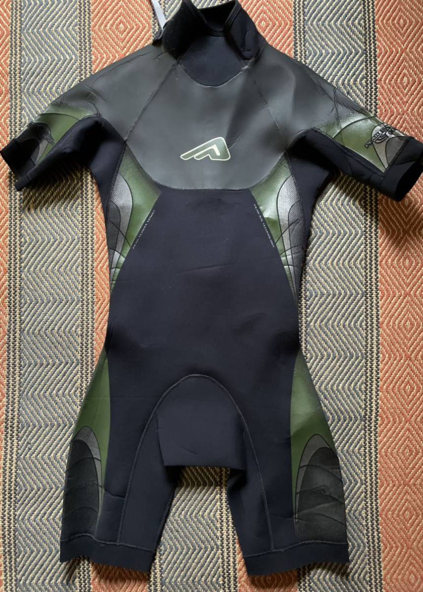 新品未使用　Peaks wetsuits ピークス　スプリングウェットスーツ　venom s/s technology M寸