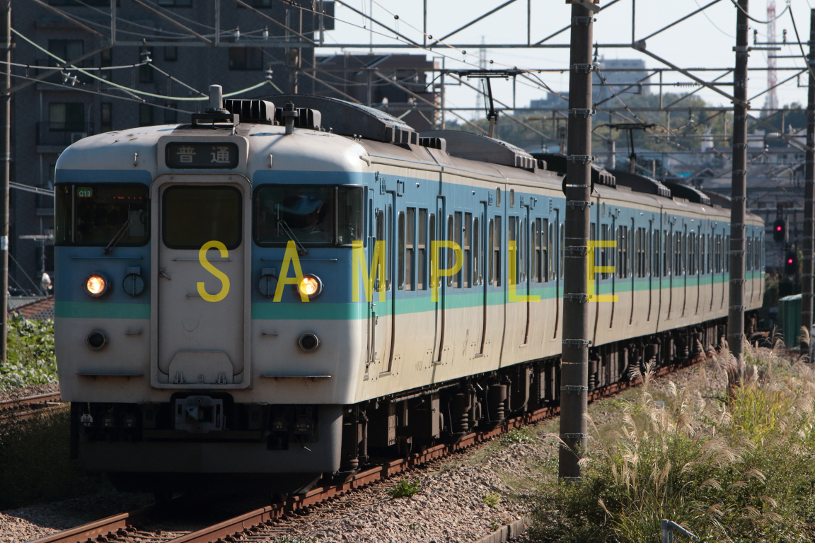 ☆00～10年代鉄道10jpgCD[115系長野車C編成6連(中央東線高尾～相模湖、小名路踏切下り、C13・C14編成)]☆_DP28512