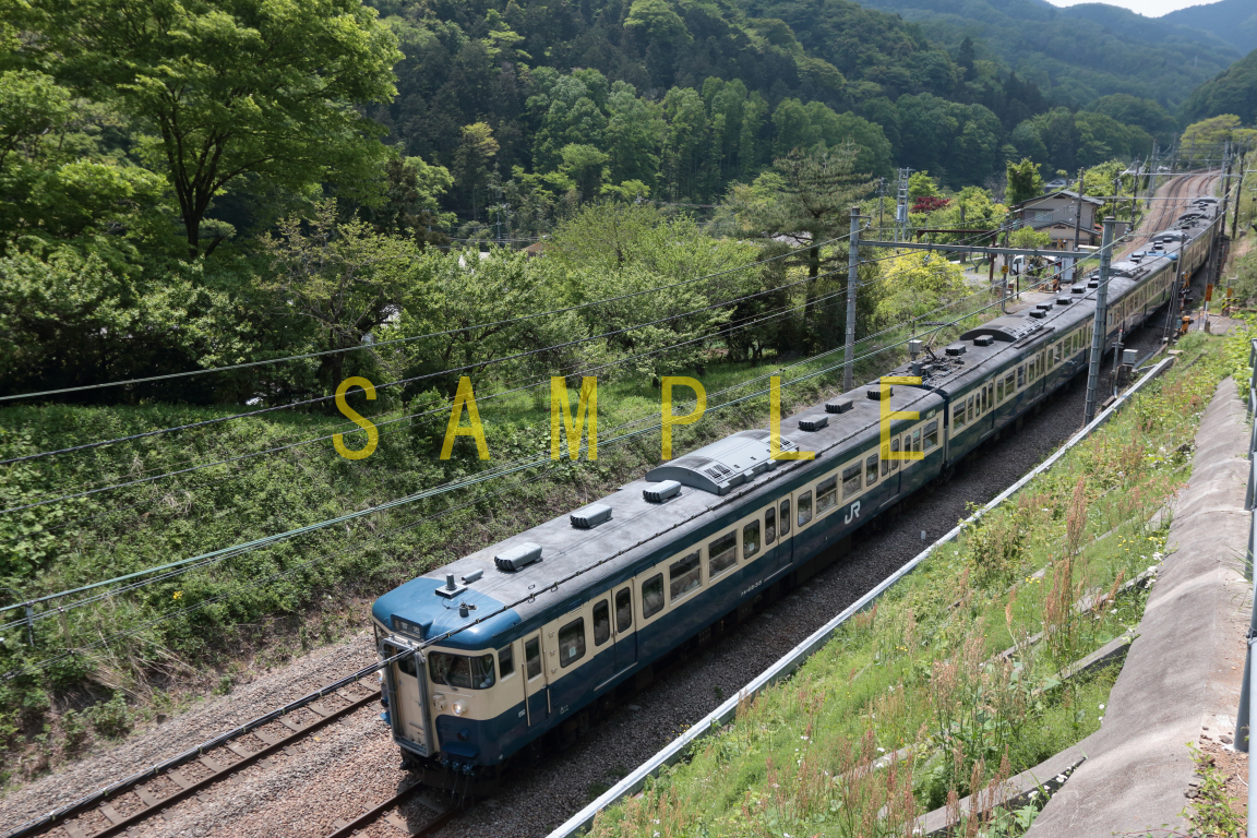 ☆00～10年代鉄道10jpgCD[115系豊田車6連(中央東線高尾～相模湖、新井踏切・摺差第二踏切付近他、M11編成)]☆_DP30416