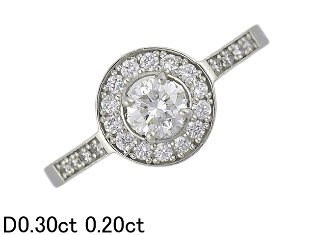 返品?交換対象商品】 音羽屋□ ダイヤモンド/0.30ct 仕上済 10.5号