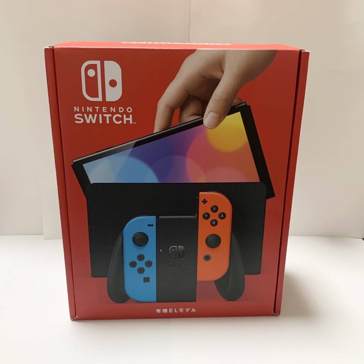 新品未開封 Nintendo Switch(有機ELモデル) Joy-Con(L)ネオンブルー/(R