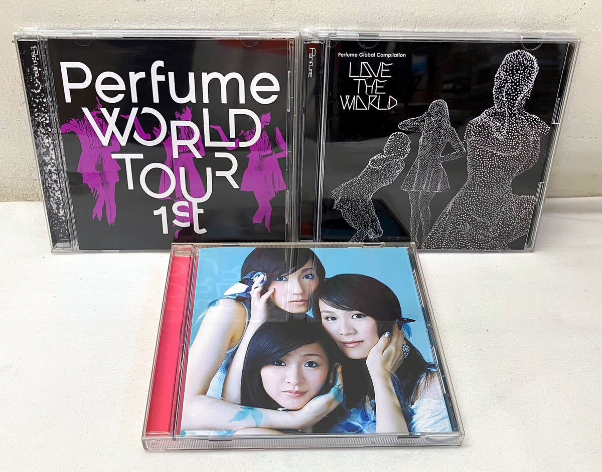 R33306▲Pefume/パヒューム CD/DVD 3点セット 欠品有 WORLD TOUR 1st/ポリリズム/LIVE THE WORLD_画像1