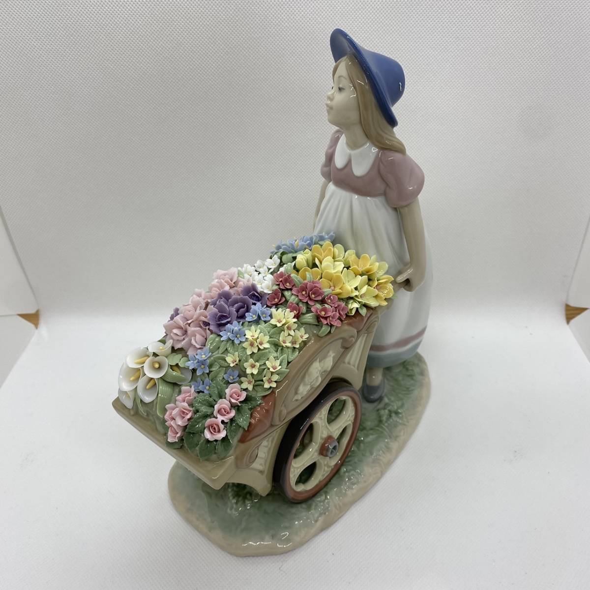 5961 LLADRO リヤドロ 可愛いお花屋さん No.6521 少女像 インテリア