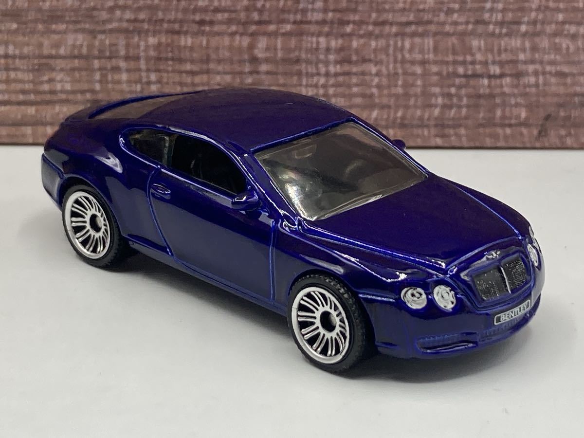 即決有★マッチボックス MATCHBOX ベントレー コンチネンタル GT 紫 パック バラ★ミニカー ルース_画像3