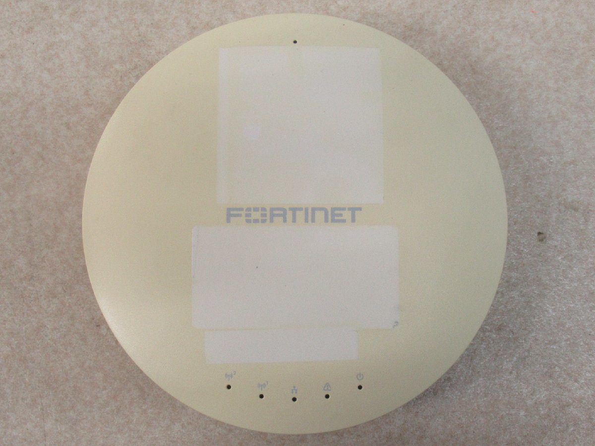 Ω ZL1 13566＃ 保証有【 FAP-221C 】FORTINET 無線アクセスポイント ACアダプタ付 領収書発行可能_画像2