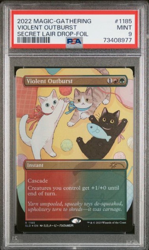 新製品情報も満載 Lair Secret MTG PSA9 look ねこ 猫 フィラ