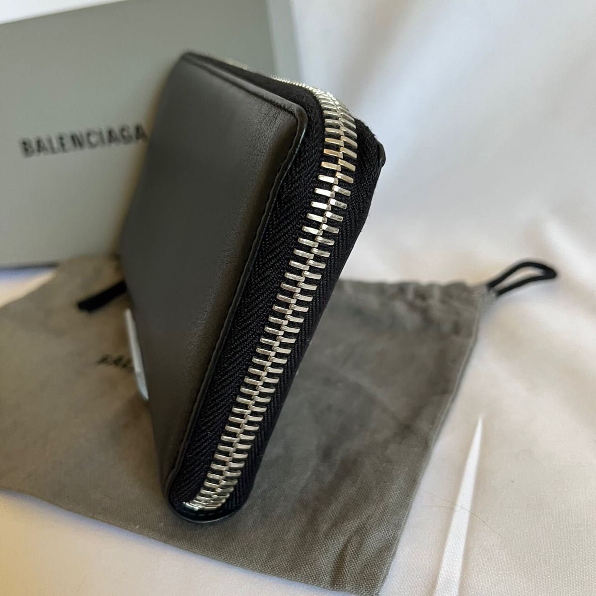 【人気】バレンシアガ 長財布 ロングウォレット ブラック ジップ コンチネンタル BALENCIAGA