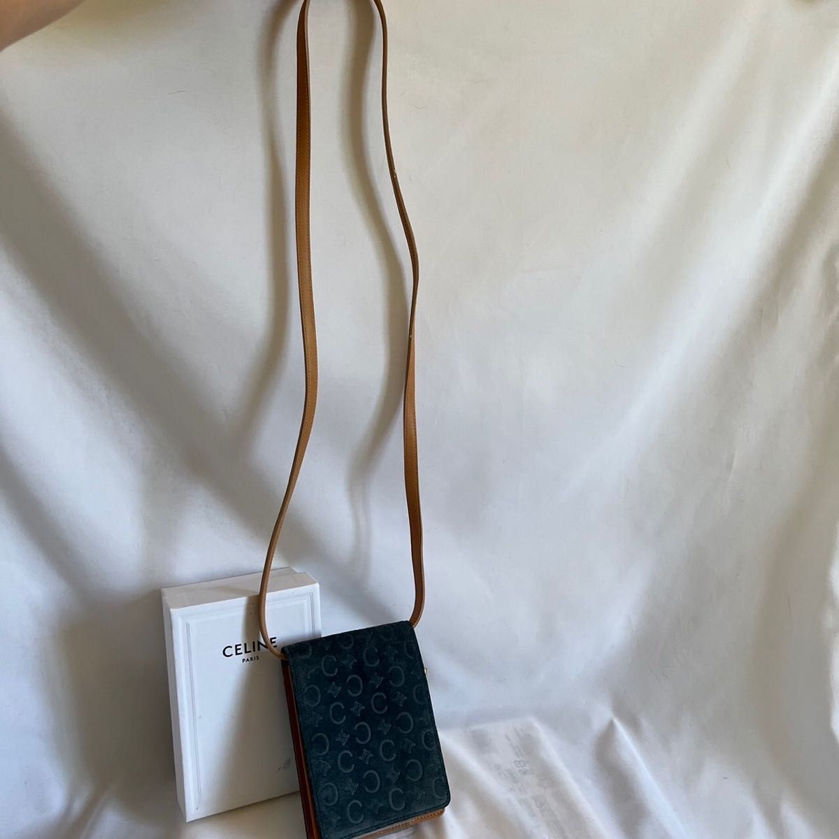 【人気】セリーヌ Celine ショルダーウォレット レザー ショルダー バッグ カード入れ