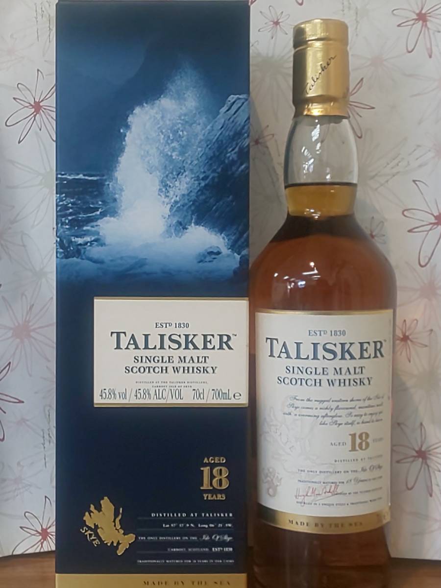 新品本物 ウイスキー タリスカー 10年 45.8度 正規 箱付 700ml