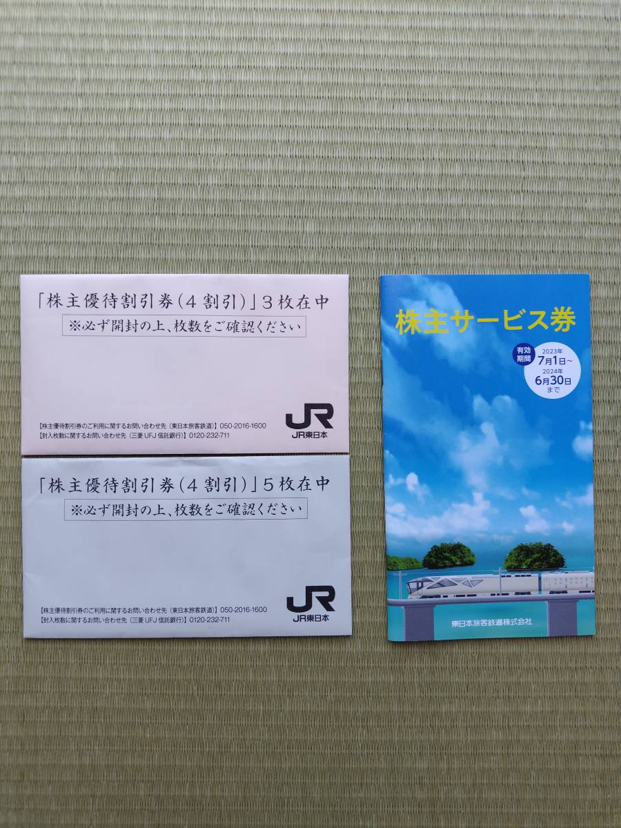 アウトレット通販 JR東日本 東日本旅客鉄道 株主優待券 4枚 + 株主