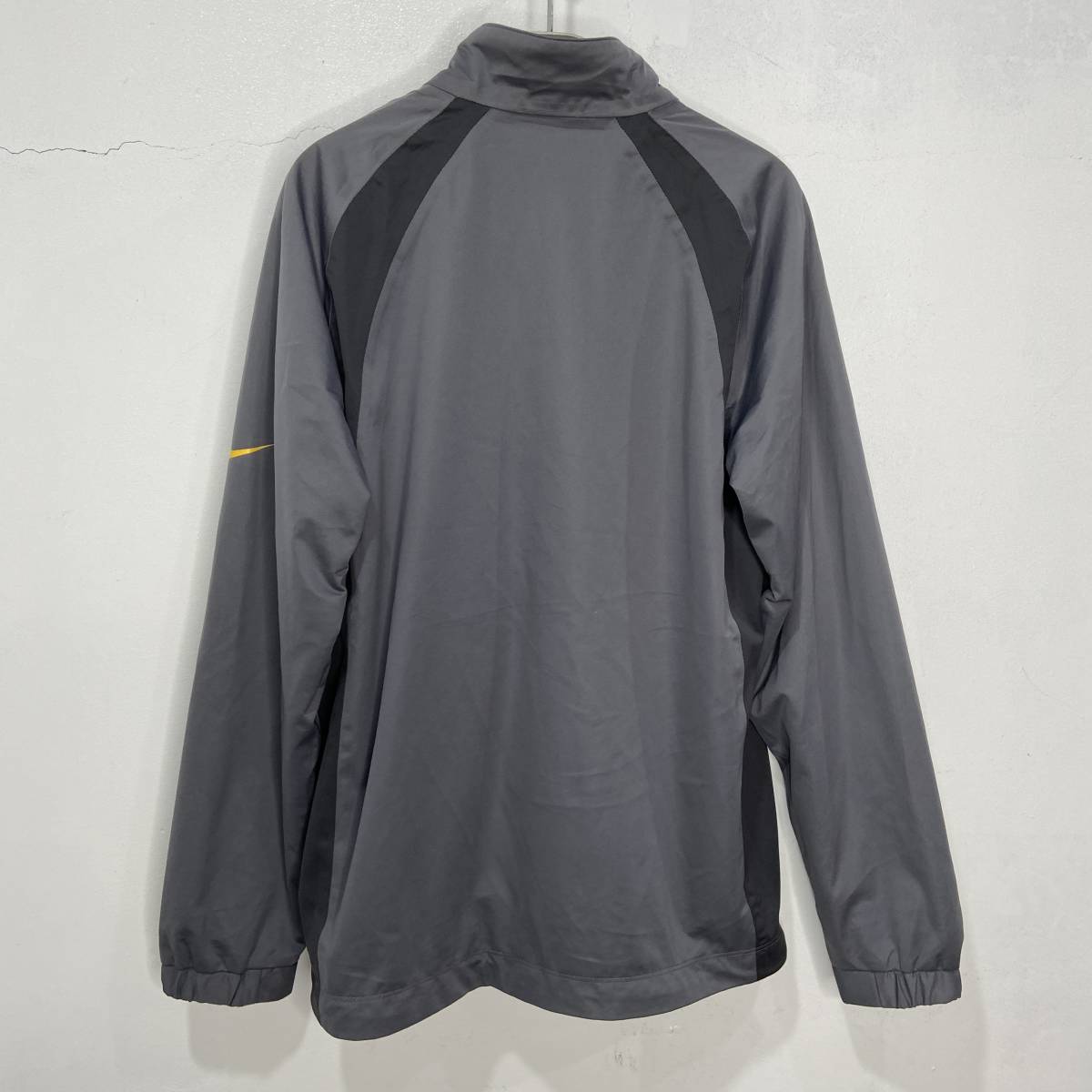 送料無料☆NIKE GOLF☆ナイキ☆ナイロンジャケット☆ゴルフウェア☆スウォッシュロゴ☆グレー☆M☆F23_画像7