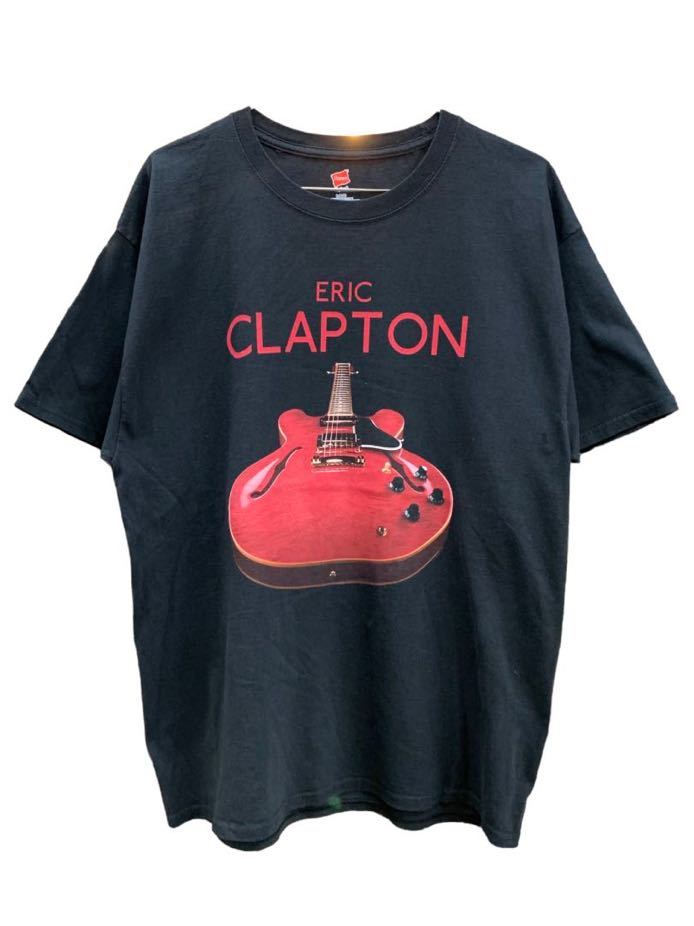 レア Eric Clapton ツアー T-SHIRT L Eric Clapton A Celebration Of 50 Years Of Music エリック クラプトン NEW YORK LONDNON 音楽TEE_画像1