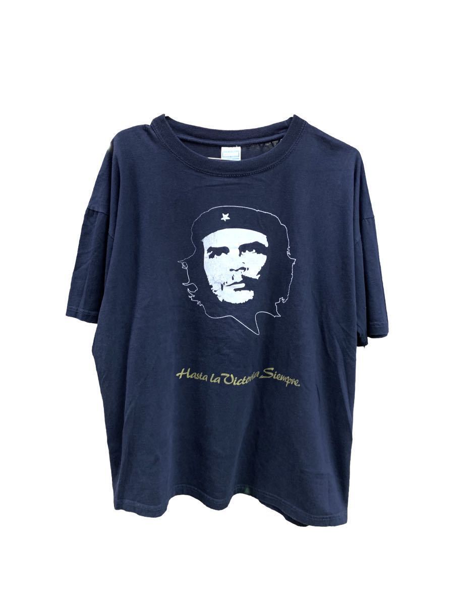 レア キューバ製 ビンテージCHE GUEVARA T-SHIRT 大きめサイズ XXLチェ ゲバラ アートTEE VINTAGE 革命家 CHE GUEVARA made in Cuba