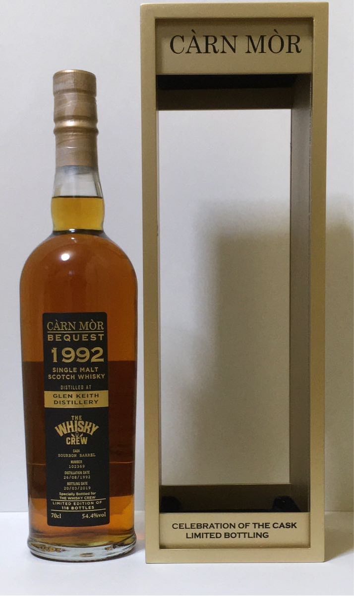 最終値下げ価格】カーンモア Whisky Crew グレンキース26年1992-