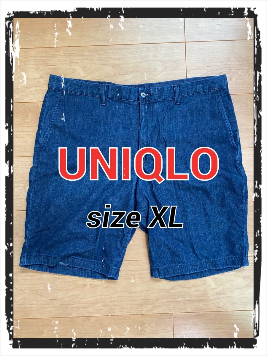 ショートパンツ ショーツ インディゴ ハーフパンツ　UNIQLO デニム