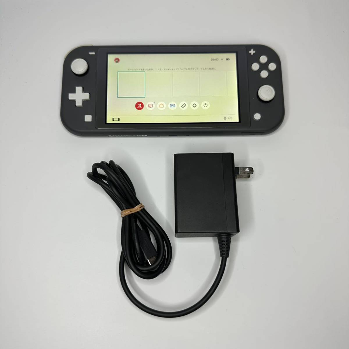 美品 任天堂 ニンテンドーSwitch Lite グレー 充電器付き|PayPayフリマ