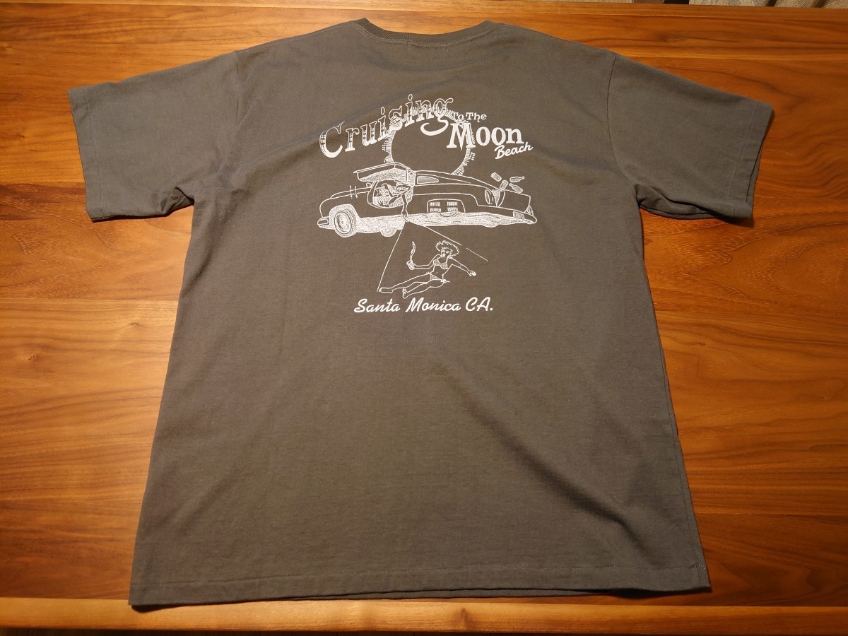 RADIALL ラディアル Tシャツ Mサイズ KUSTOMSTYLE LOWRIDER MOONEYES HOT ROD UFO 宇宙人 ローライダー ムーンアイズ カスタムスタイル