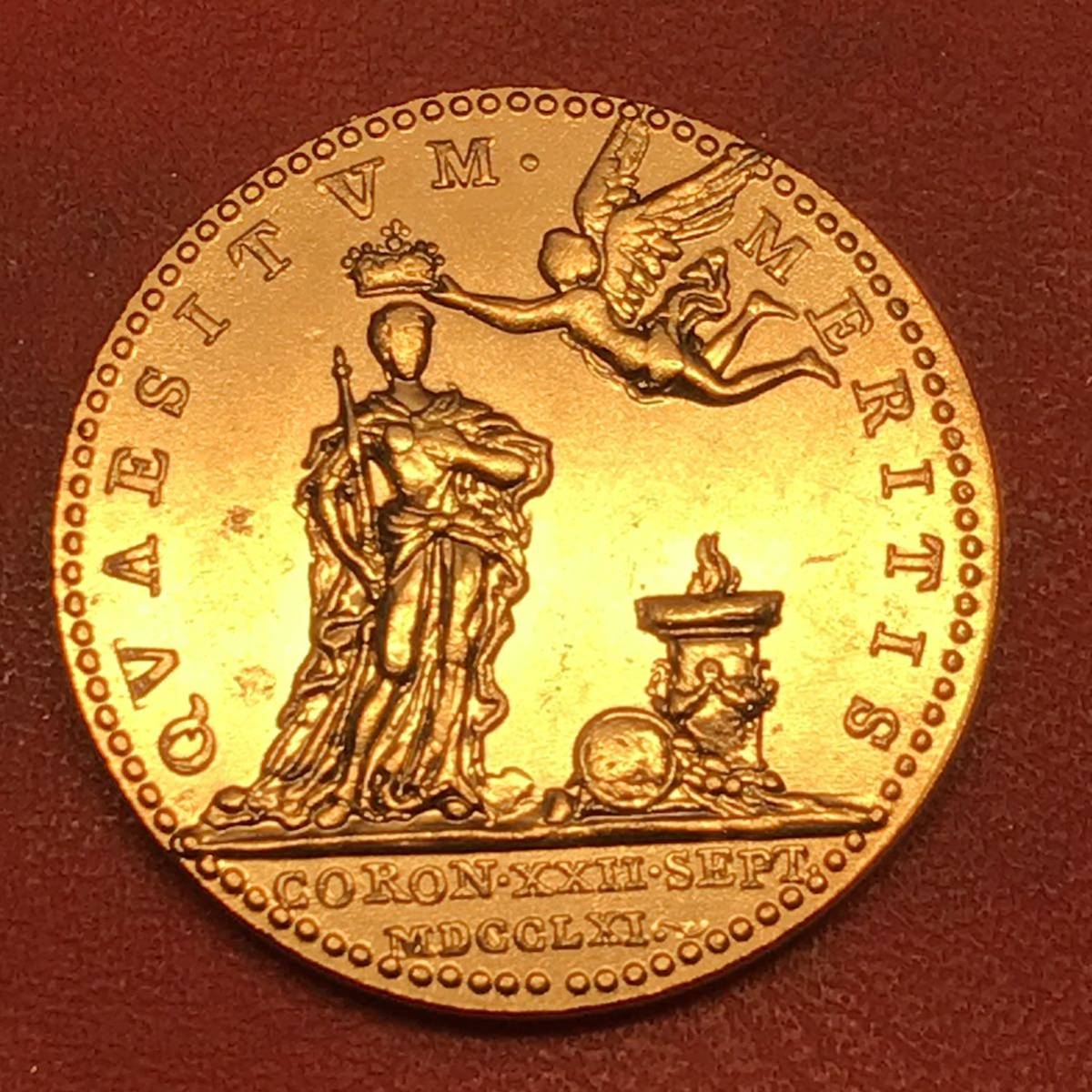イギリス　古銭　シャーロット女王記念硬貨　大型金貨　レア　コイン　希少　美品　硬貨 1-458_画像1