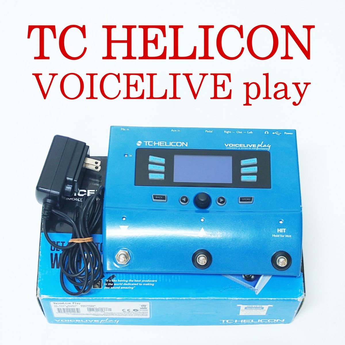 TC HELICON ⭐︎VOICELIVE PLAY ボーカルエフェクター超美品-