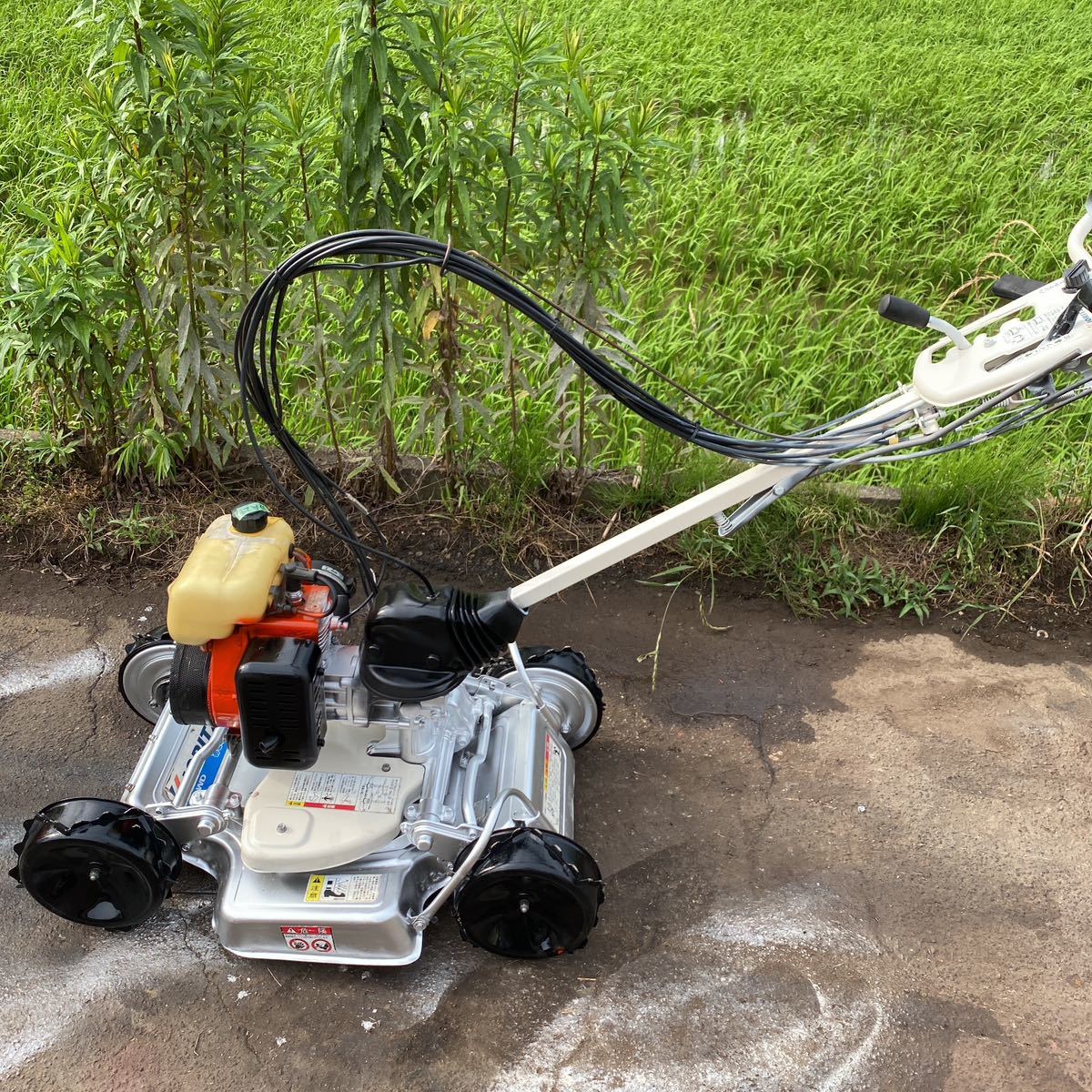 【JJA29】共立 あぜ草刈機 AZ850A スパイダーモ... - ヤフオク!