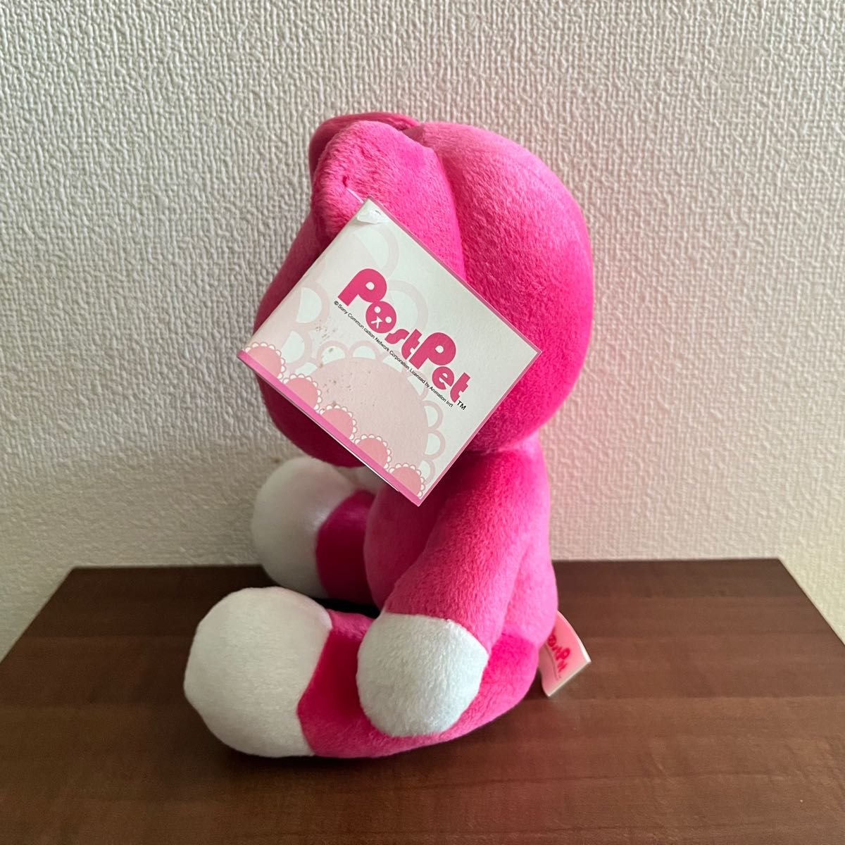 未使用保管品】ポストペット Post Pet モモちゃん ぬいぐるみ 未使用保管品】ポストペット Post Pet モモちゃん ぬいぐるみ