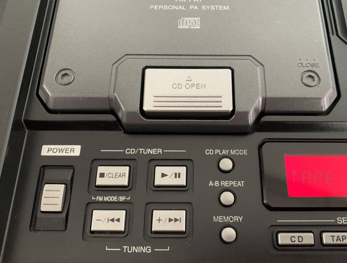 整備品 PANASONIC RX-PA7 RIDDIMVOX パナソニックCD カセット ラジカセ