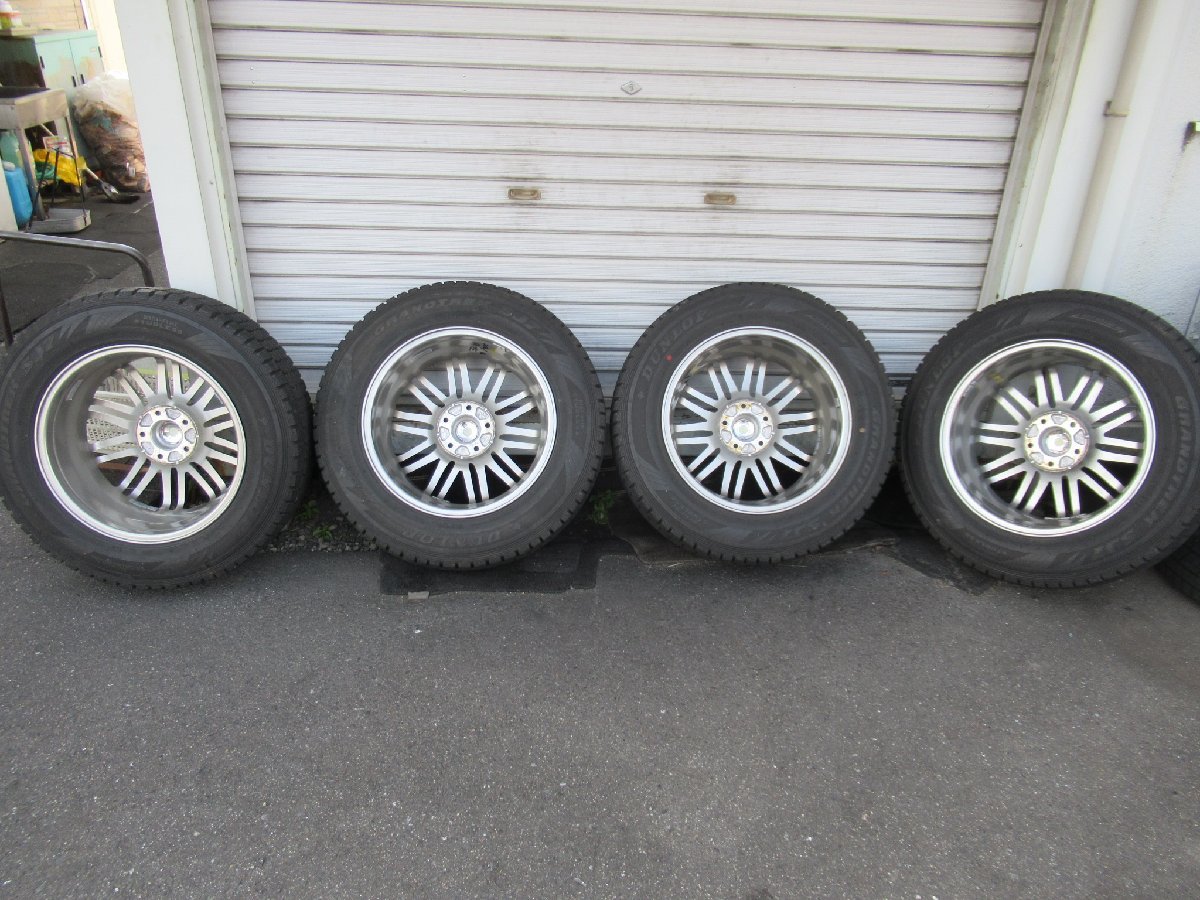 (C02781-A) CX-5 (KE2AW) BRANDLE-LINE BL-M10 17インチ アルミ スタッドレス 4本 5H 114.3 7J +48 DUNLOP GRANDTREK SJ7 225/65R17_画像9