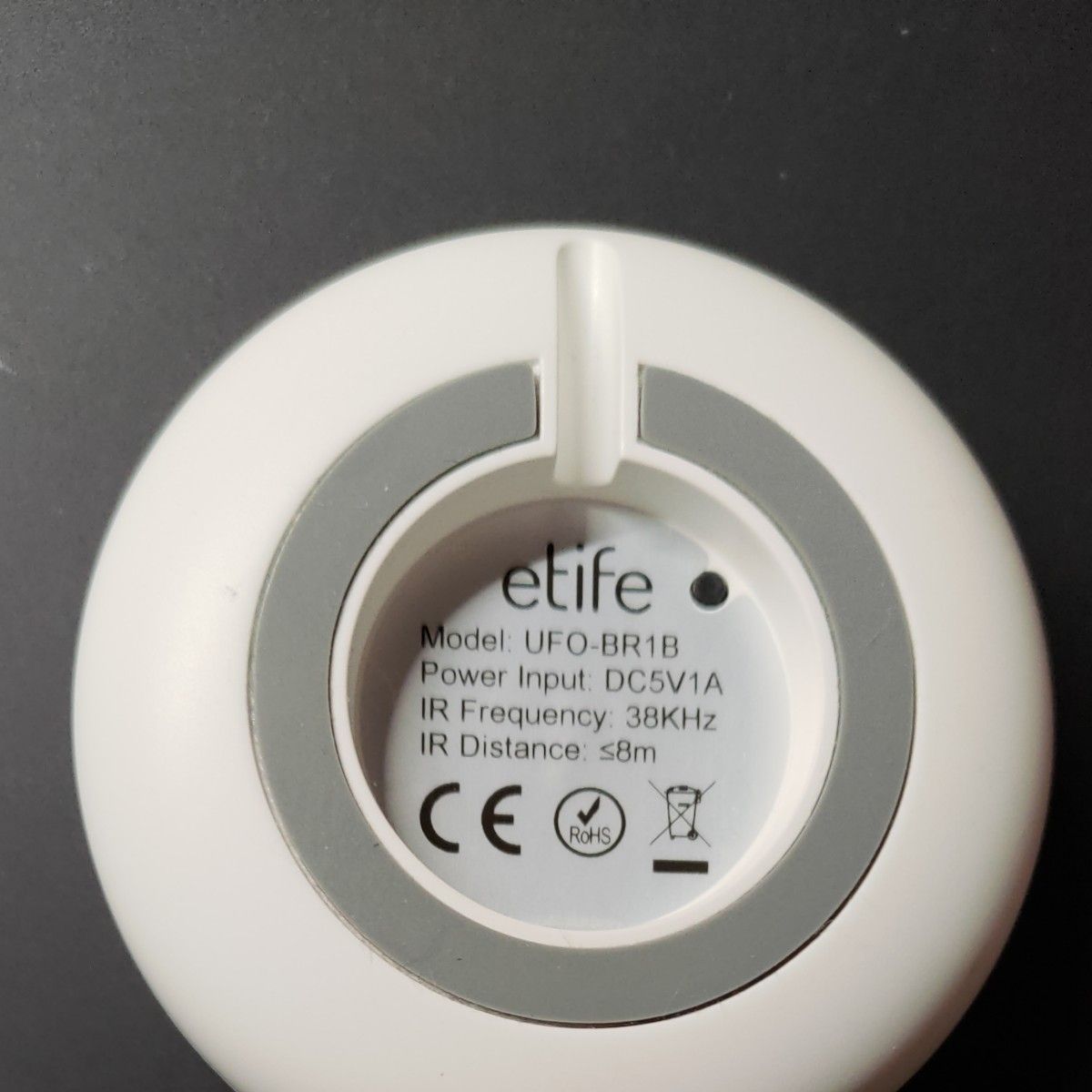 etife スマートリモコン Alexa Google Home Siri 対応 wifi 赤外線 (White - 丸型)696