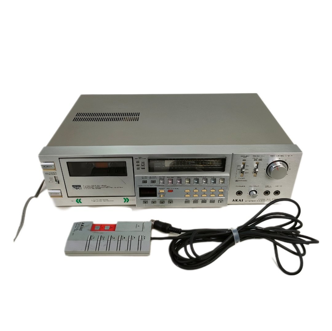 高品質】 AKAI 赤井 GX-F66RC クイックリバース カセットデッキ fisd.lk