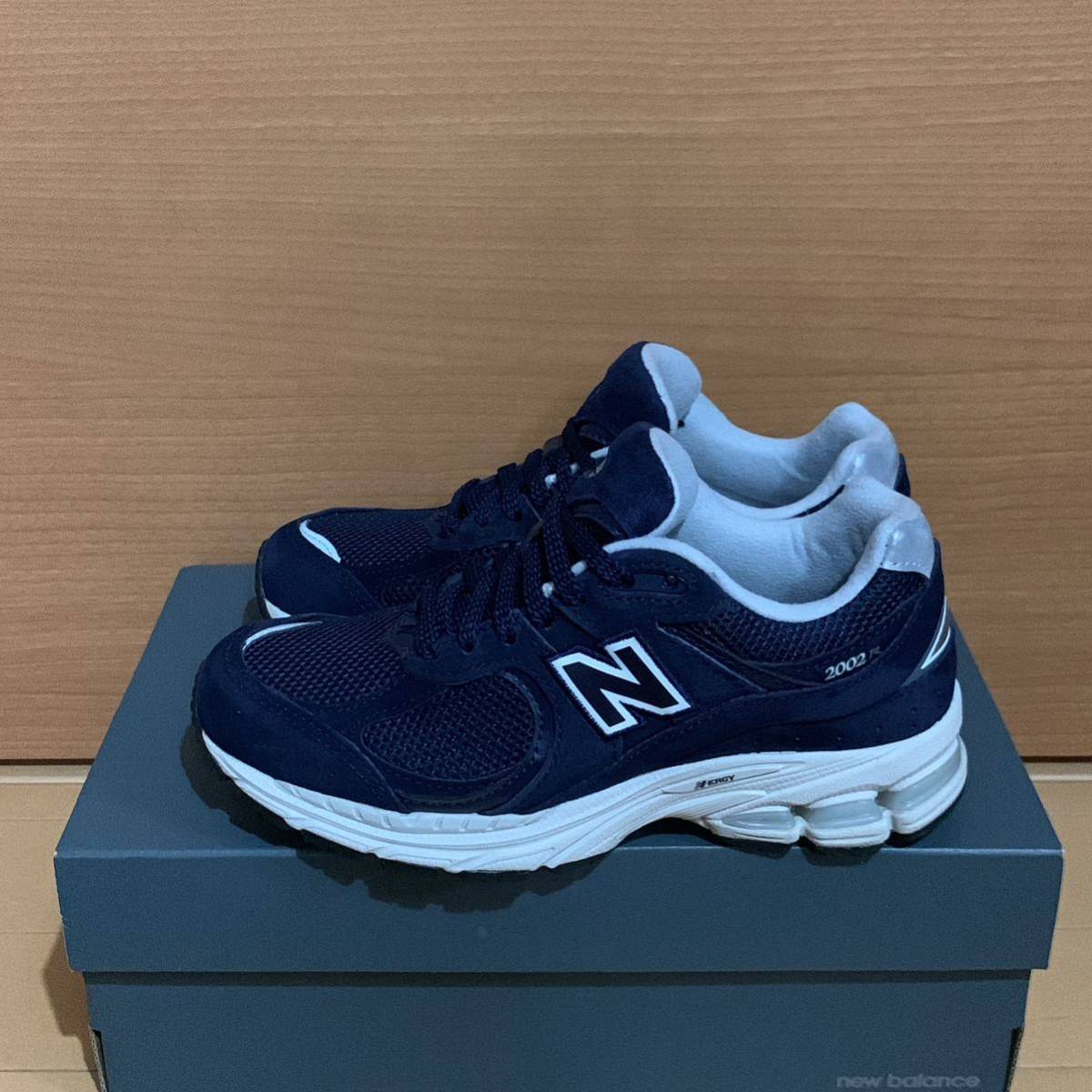 送料無料 NEW BALANCE ニューバランス ML 2002 RD 22 cm ML2002 スニーカー シューズ ネイビー ブルー ホワイト レディース キッズ